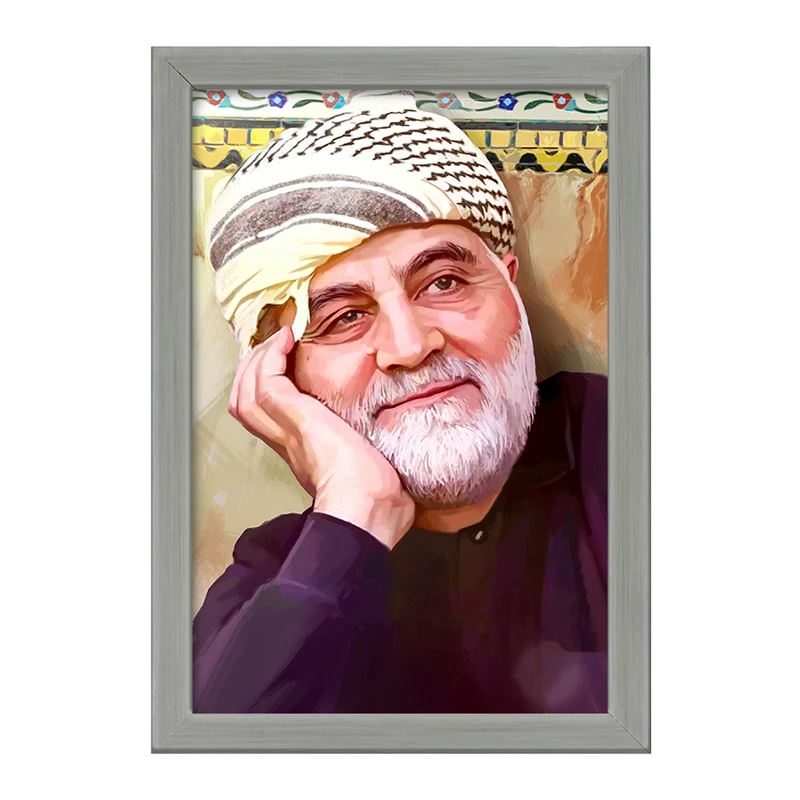 تابلو خندالو طرح سردار قاسم سلیمانی  کد 12598