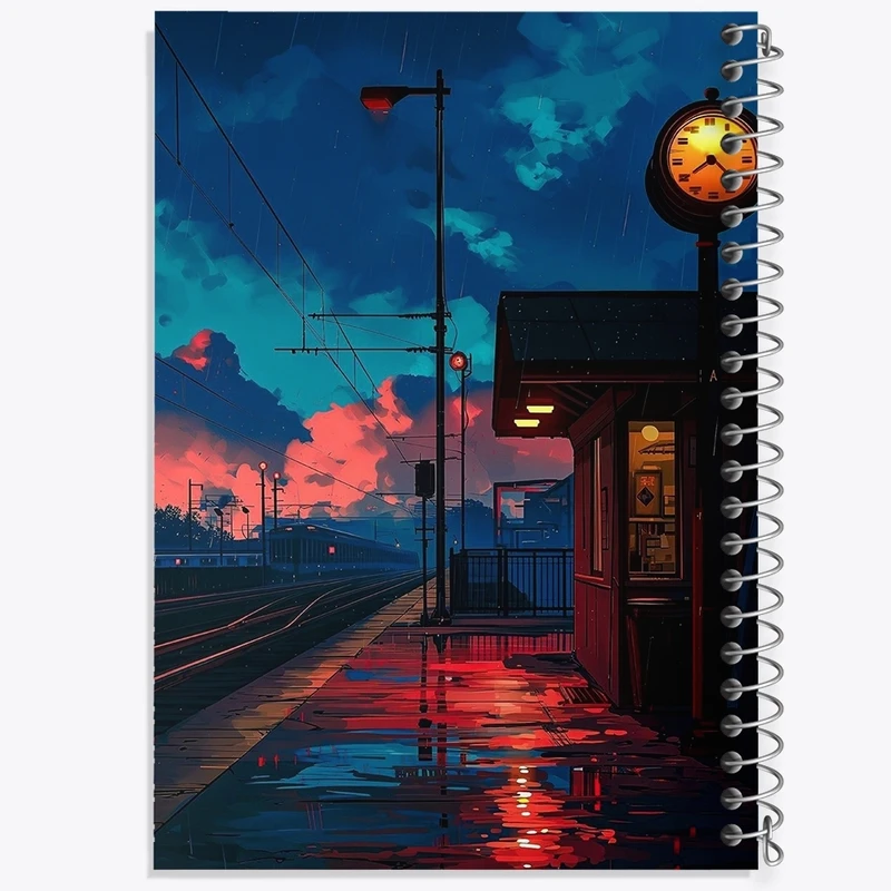 دفتر طراحی 50 برگ خندالو طرح فضای شهر کد F1093