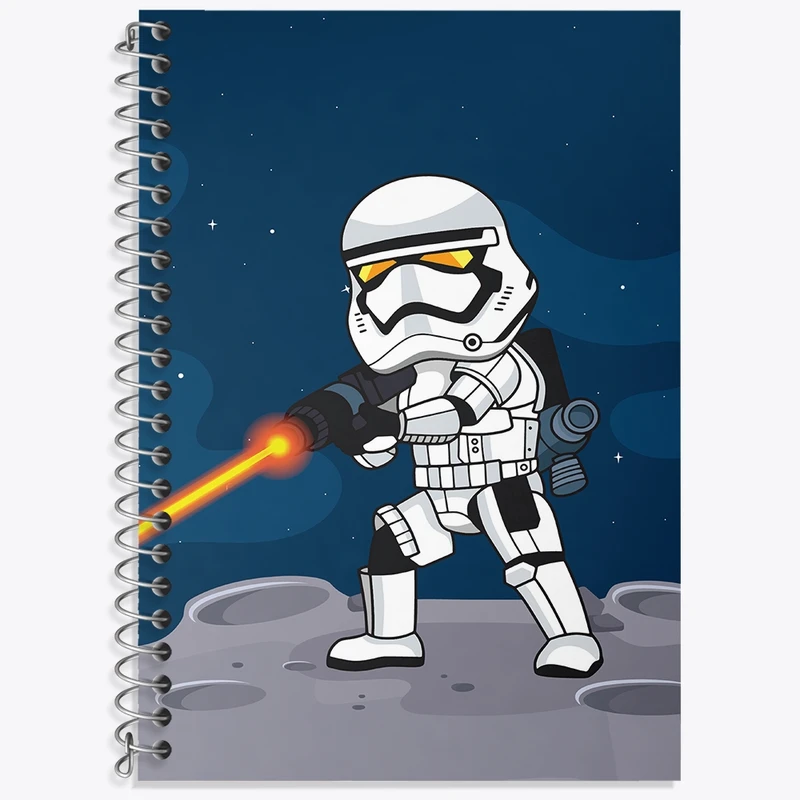 دفتر لغت 50 برگ خندالو طرح جنگ ستارگان کد F3588