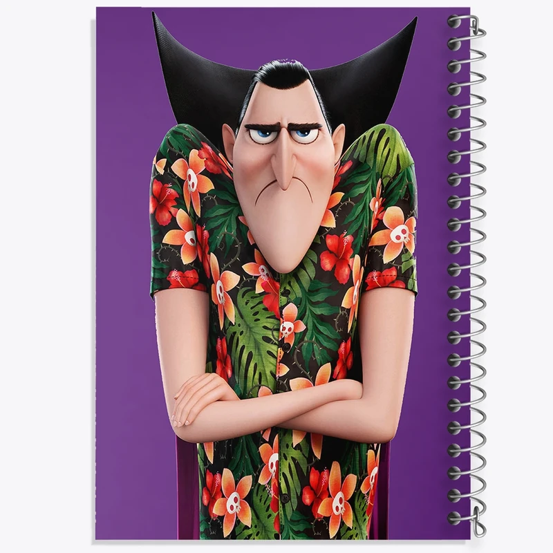 دفتر طراحی 50 برگ خندالو طرح هتل ترانسیلوانیا Hotel Transylvania  کد 3758