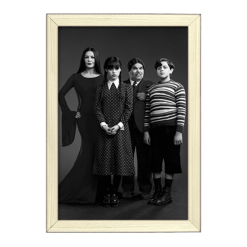 تابلو خندالو طرح خانواده آدامز ونزدی Wednesday  کد 22043