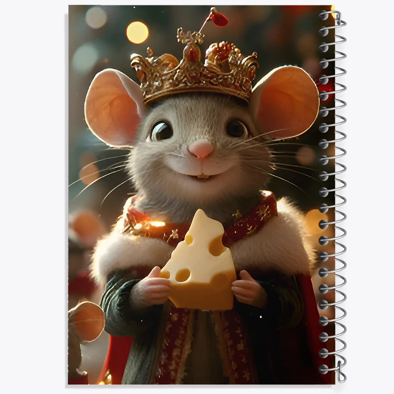 دفتر نقاشی 50 برگ خندالو طرح موش پادشاه کد F9618