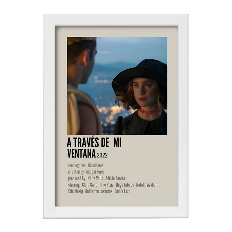 تابلو خندالو طرح A través de mi ventana  کد F12949