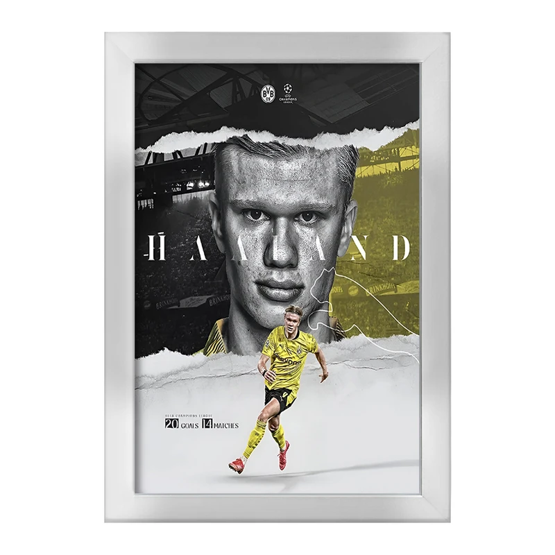 تابلو خندالو طرح ارلینگ هالند (Erling Haaland) کد F13512