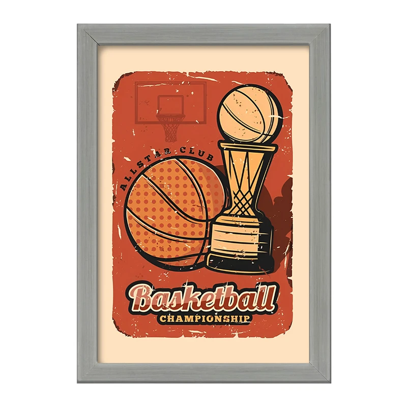 تابلو خندالو طرح بسکتبال (Basketball) کد F14250