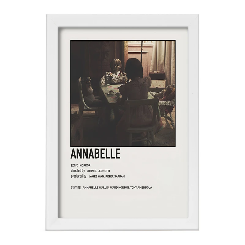 تابلو خندالو طرح آنابل (Annabelle) کد F13004