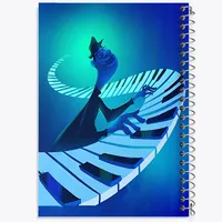 دفتر مشق 50 برگ خندالو طرح انیمیشن روح کد F9806