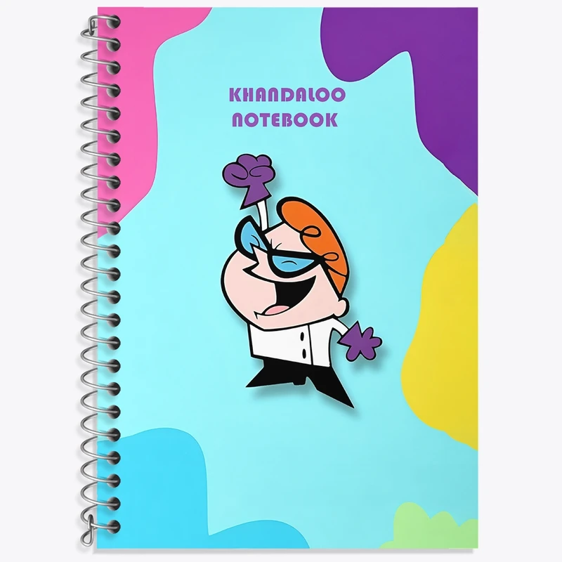 دفتر لغت 50 برگ خندالو طرح آزمایشگاه دکستر (Dexter's Laboratory) کد N6365
