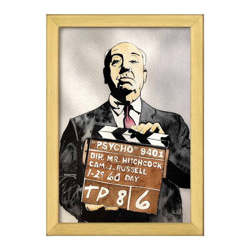 تابلو خندالو طرح روانی هیچکاک (Psycho) کد F11459