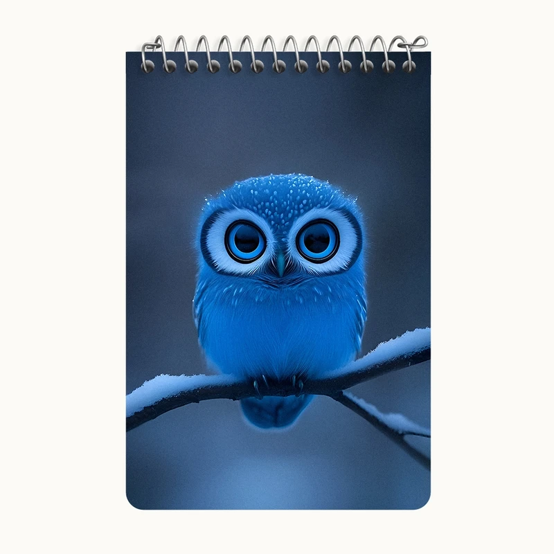 دفتر یادداشت 50 برگ خندالو طرح جغد کد F12038