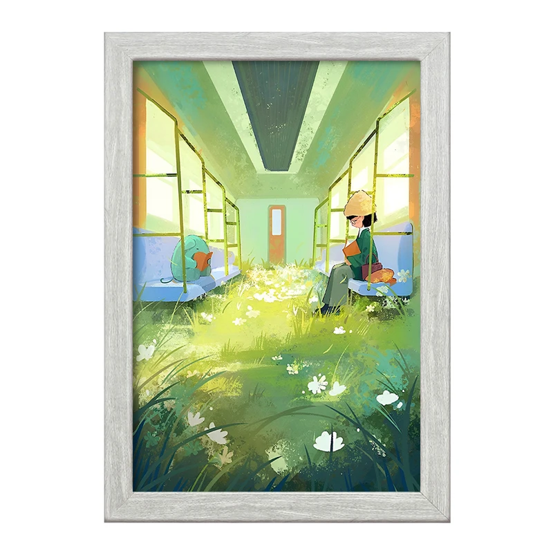 تابلو خندالو طرح قطار بهشت کد F10982