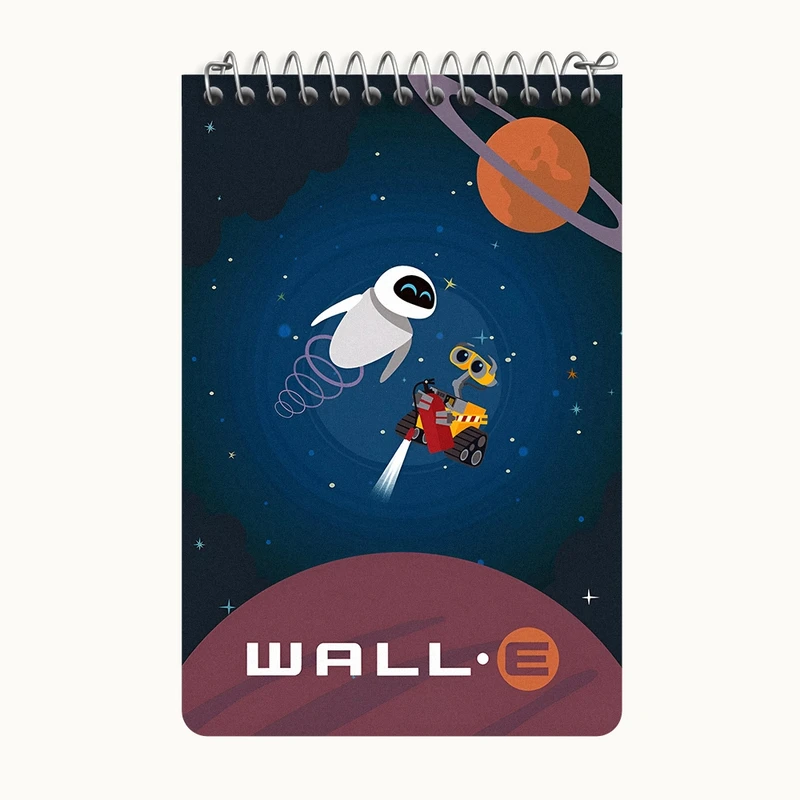 دفتر یادداشت 50 برگ خندالو طرح وال ای (wall-E) کد F9692