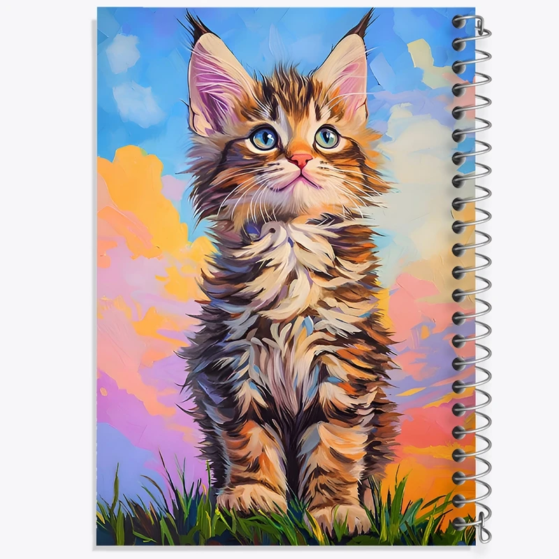 دفتر لیست خرید 50 برگ خندالو طرح گربه بامزه کد F9014