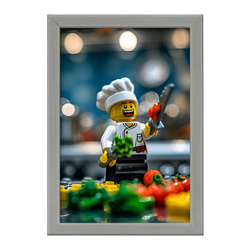 تابلو خندالو طرح لگو آشپز (Lego) کد F6548