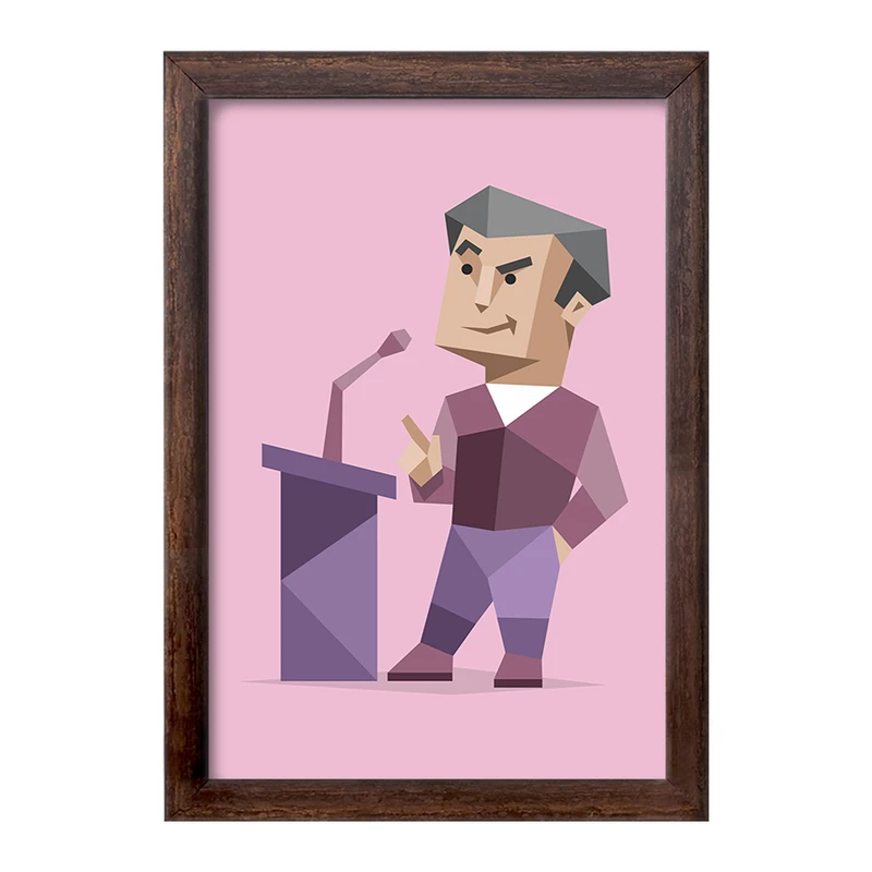 تابلو خندالو طرح تایپ شخصیتی مبلغ ENTP  کد 7704