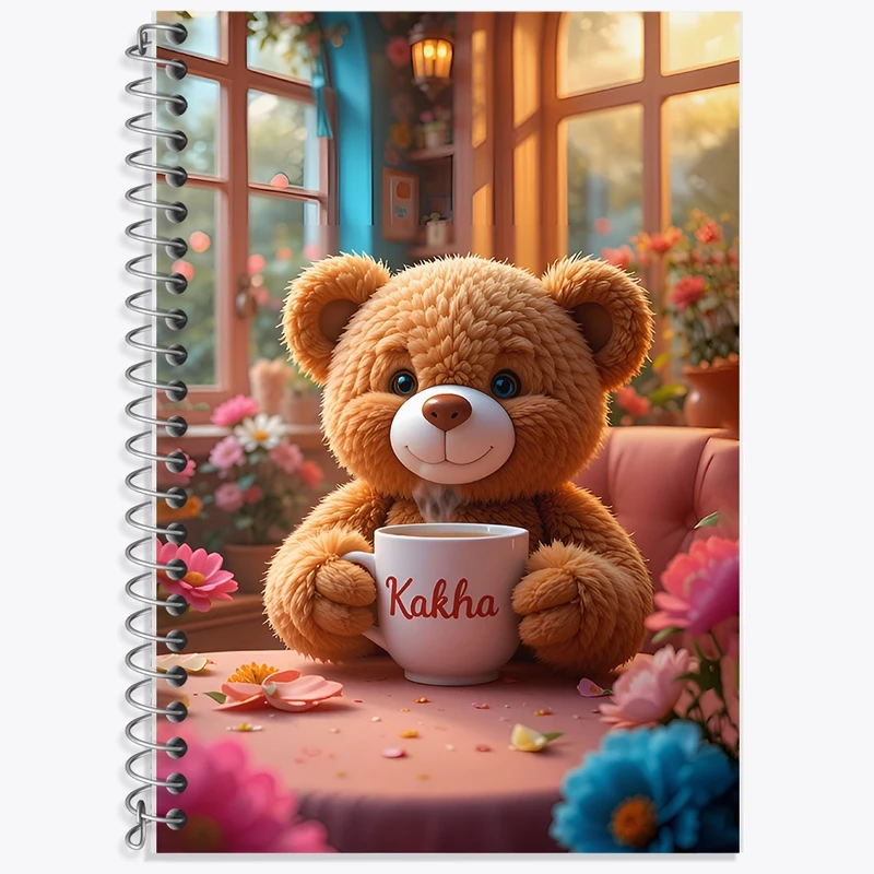 دفتر لغت 50 برگ خندالو طرح خرس بامزه کد F11622