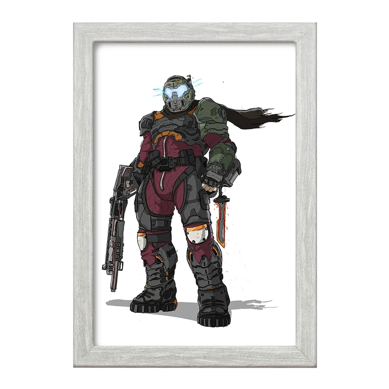 تابلو خندالو طرح بازی رستاخیز (Doom) کد 31410