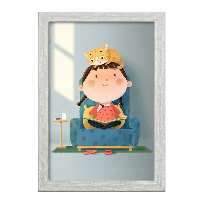 تابلو خندالو طرح دخترانه فانتزی کد 25712