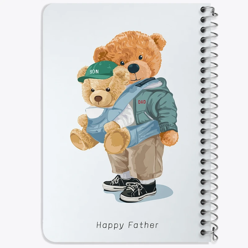 دفتر یادداشت 50 برگ خندالو طرح تدی Teddy کد 26180