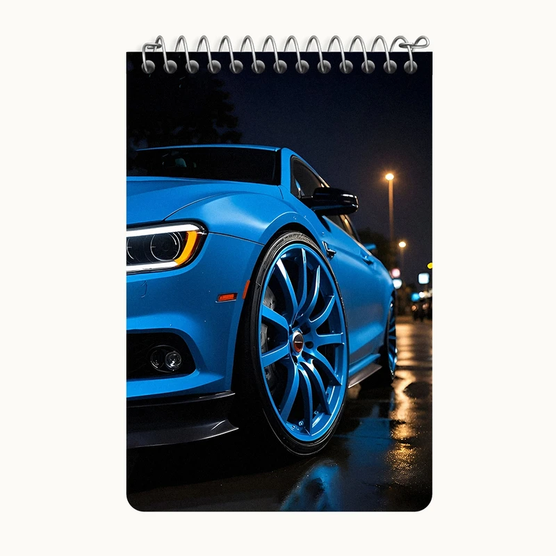 دفتر یادداشت 50 برگ خندالو طرح ماشین اسپرت کد F8452