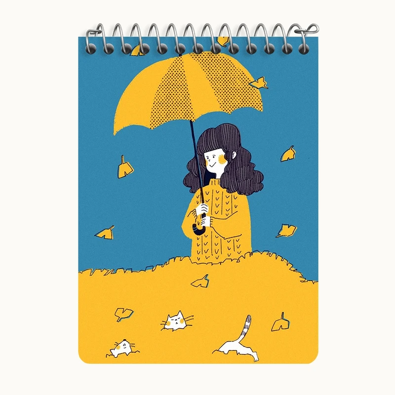 دفتر یادداشت 50 برگ خندالو طرح دخترانه کد N6371