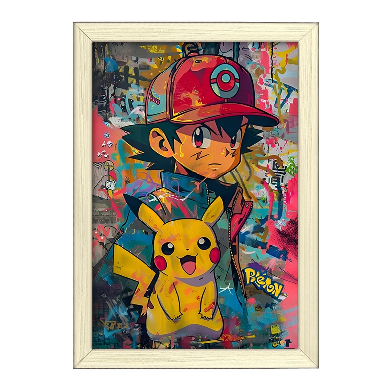 تابلو خندالو طرح پوکمون (pokemon) کد F6930