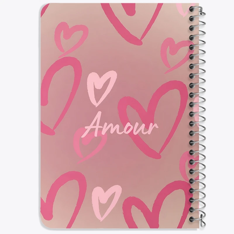 دفتر یادداشت 50 برگ خندالو طرح Amour کد N3390