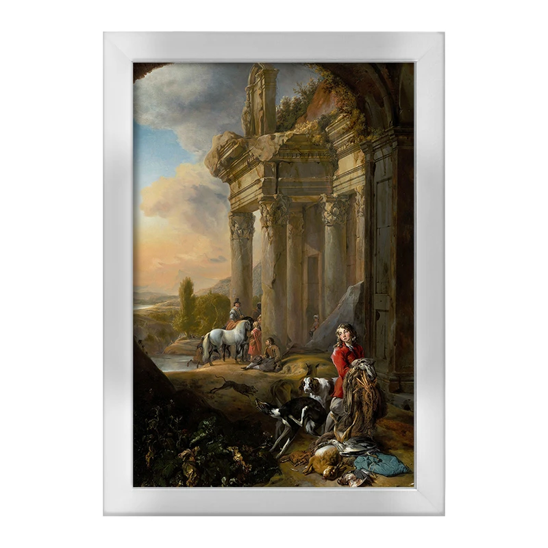 تابلو خندالو طرح نقاشی پس از شکار اثر جان وینیکس کد F12144