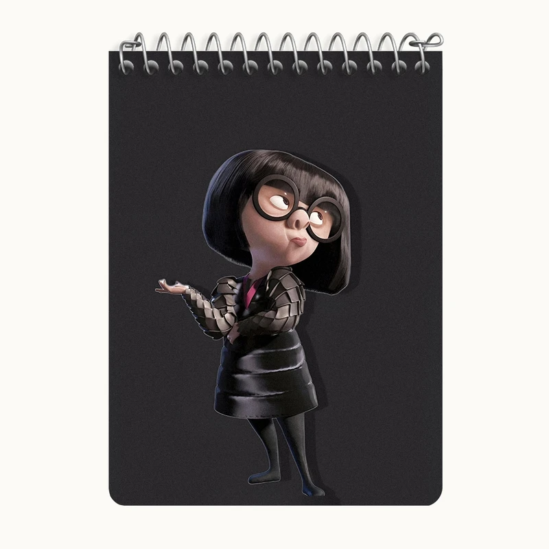 دفتر یادداشت 50 برگ خندالو طرح ادنا مد (Edna 