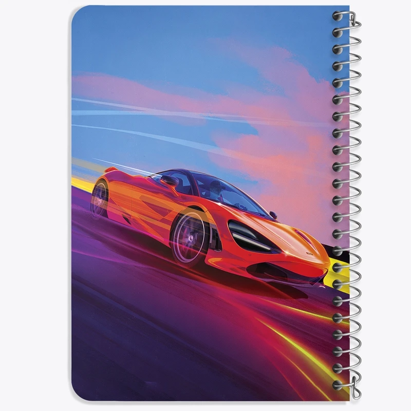 دفتر یادداشت 50 برگ خندالو طرح ماشین اسپرت کد F1017