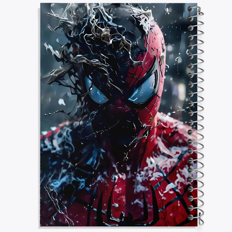 دفتر ژورنال نویسی 50 برگ خندالو مدل نقطه ای طرح مرد عنکبوتی کد F9366