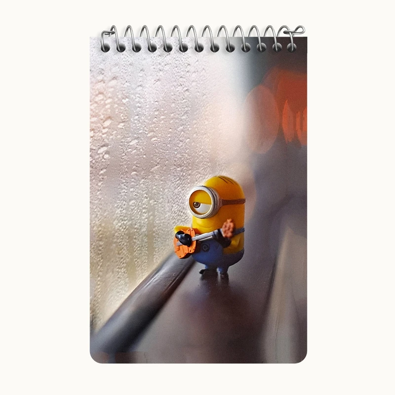 دفتر یادداشت 50 برگ خندالو طرح مینیون ها (Minions) کد F6822