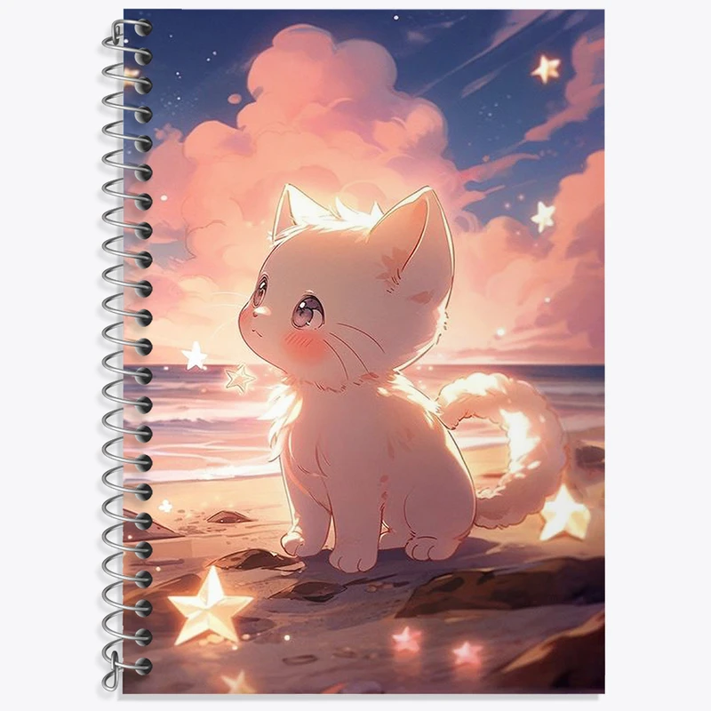 دفتر نت موسیقی 50 برگ خندالو طرح گربه بامزه کد F2931