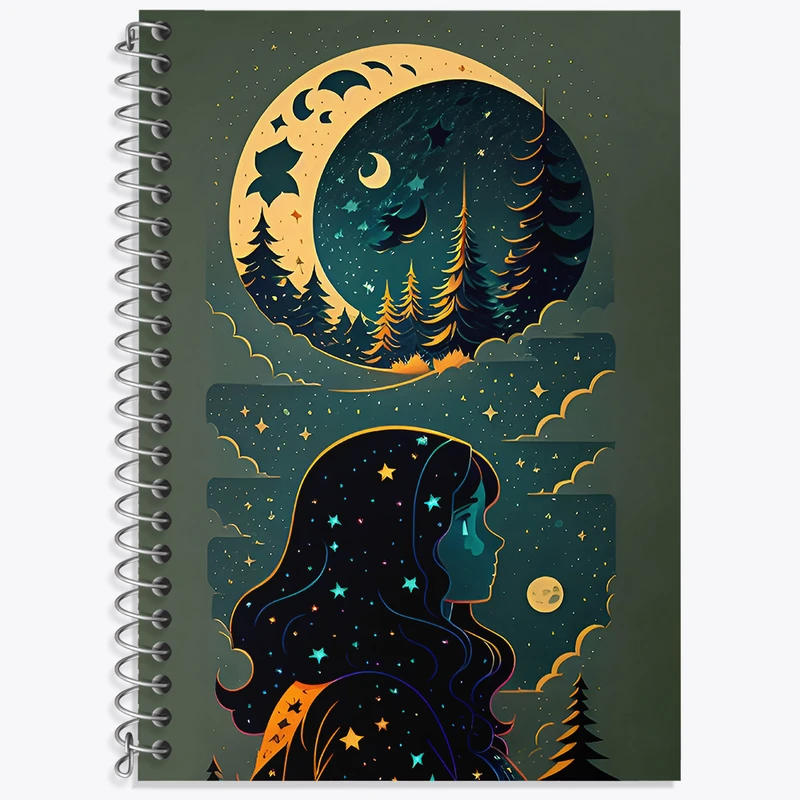 دفتر زبان دوخط 50 برگ خندالو طرح دخترانه کد F4205