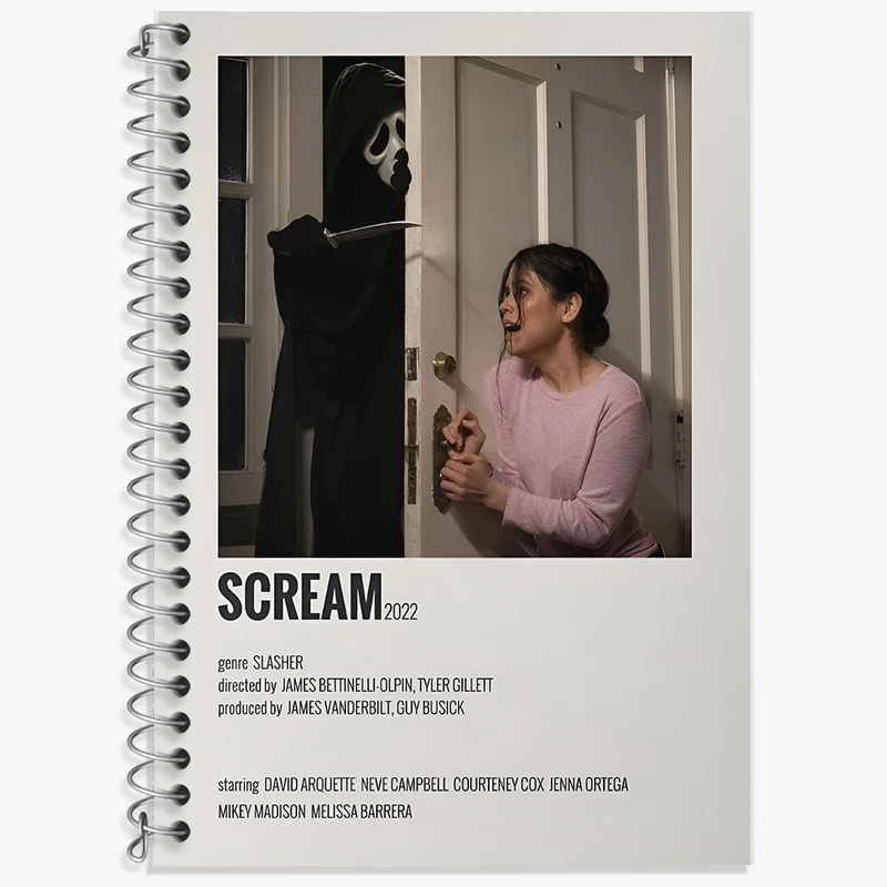 دفتر نت موسیقی 50 برگ خندالو طرح جیغ (Scream) کد F13032