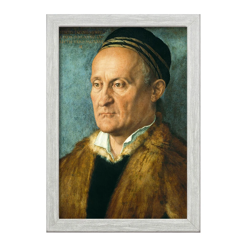 تابلو خندالو طرح پرتره یاکوب مافل آلبرشت دورر کد F12389