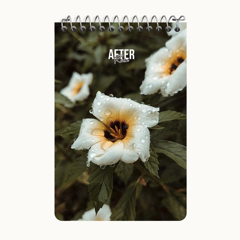 دفتر یادداشت 50 برگ خندالو طرح بعد از باران کد F10792