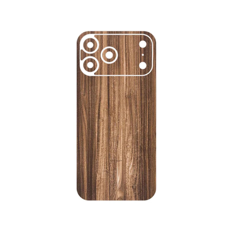 برچسب پوششی ماهوت مدل Light_Walnut_Wood مناسب برای گوشی موبایل اپل iPhone 17 Pro Max