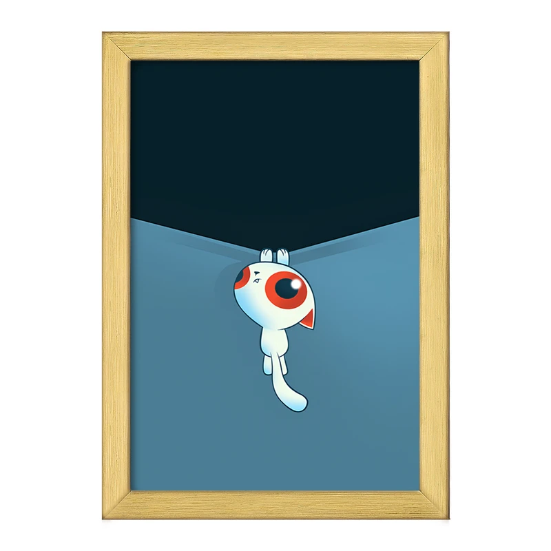 تابلو خندالو طرح گربه (Cat) کد F3400