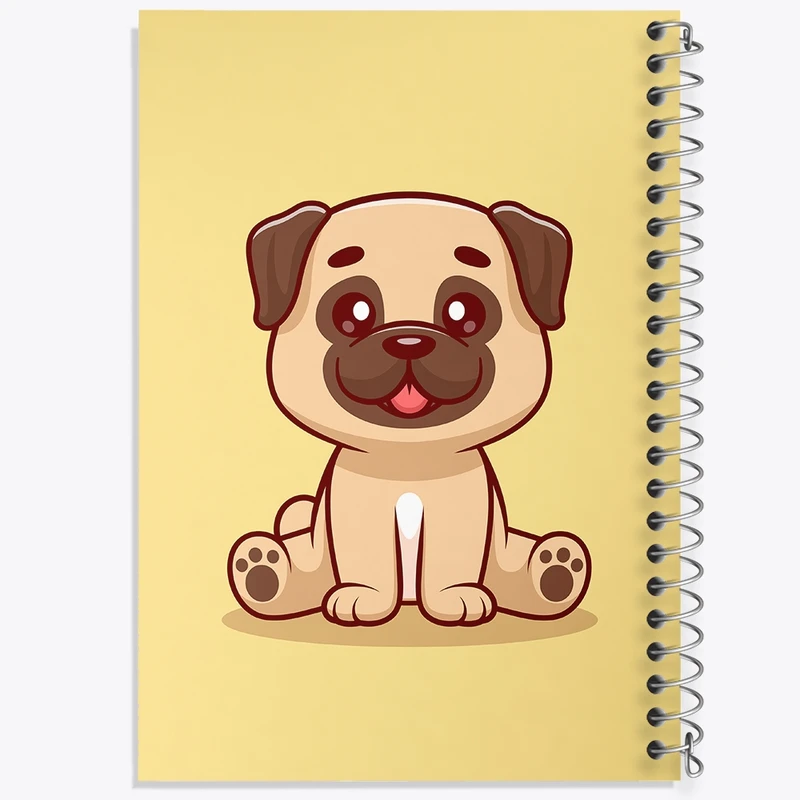 دفتر طراحی 50 برگ خندالو طرح حیوانات بامزه سگ کد 29721