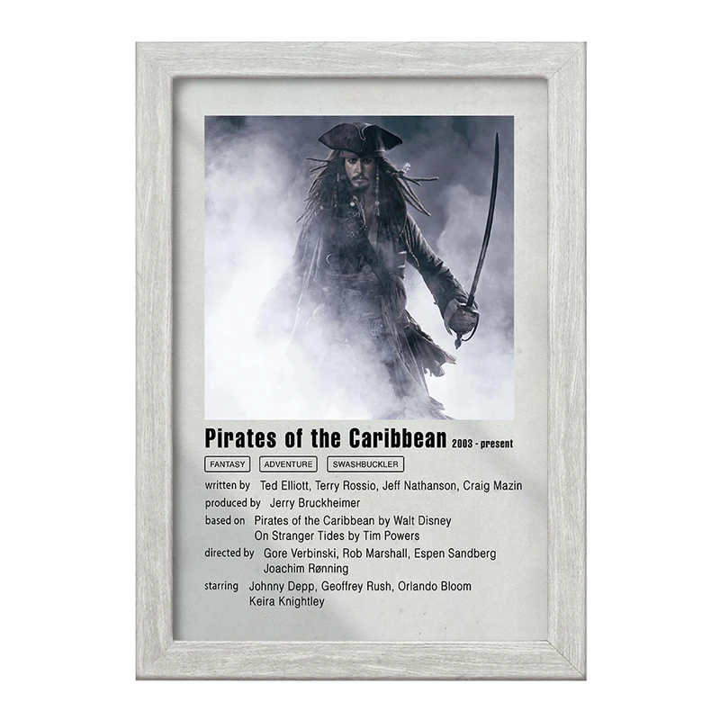 تابلو خندالو طرح دزدان دریایی کارائیب (Pirates of the Caribbean) کد F11911