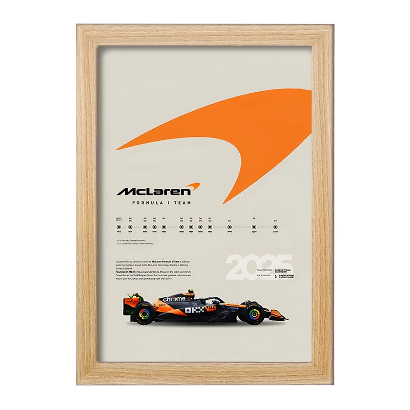 تابلو خندالو طرح مک لارن (McLaren) کد F13493