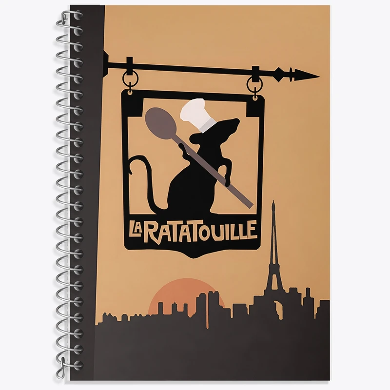 دفتر لغت 50 برگ خندالو طرح راتاتویی (Ratatouille) کد F10287