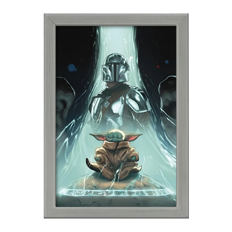 تابلو خندالو طرح مندلورین (The Mandalorian) کد F13751