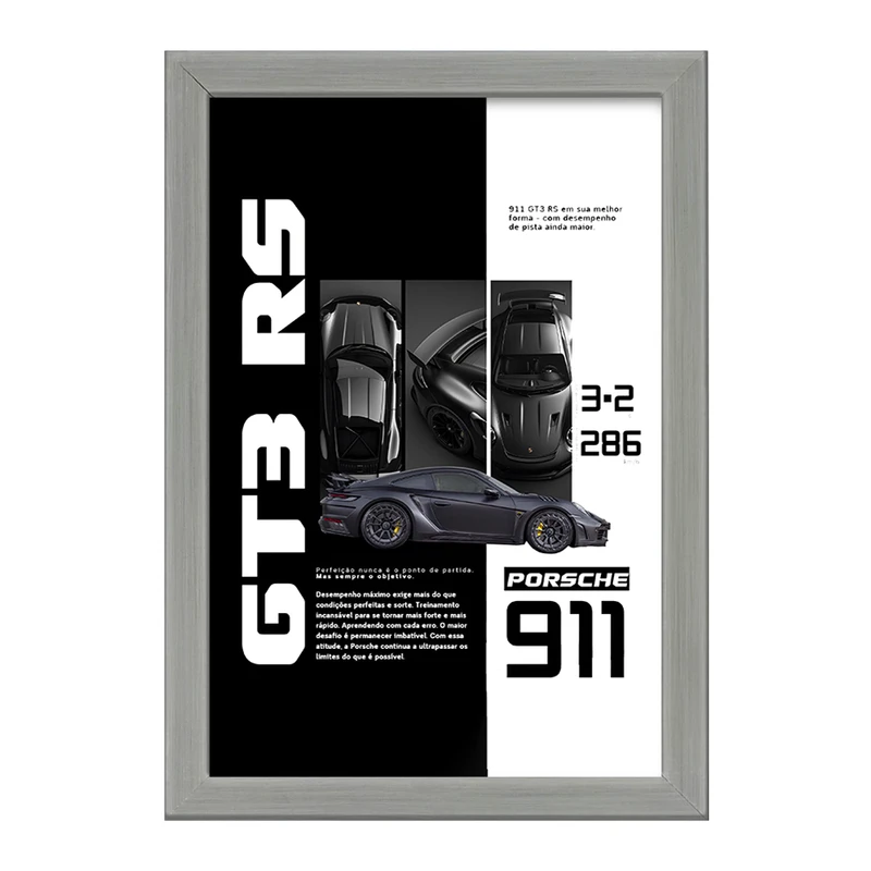 تابلو خندالو طرح پورشه (Porsche 911 GT3) کد F13738