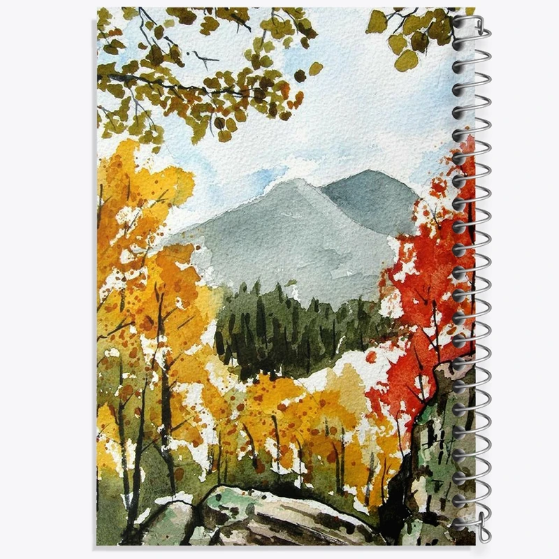 دفتر لیست خرید 50 برگ خندالو طرح منظره کد N9388