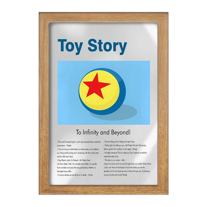 تابلو خندالو طرح داستان اسباب بازی (Toy Story) کد F13854