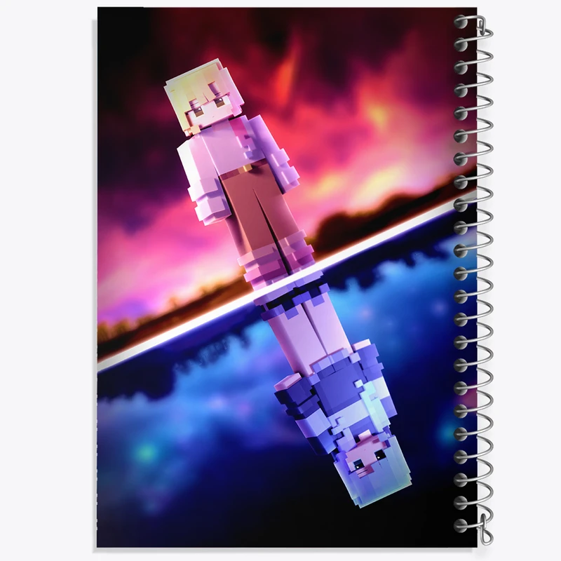 دفتر نقاشی 50 برگ خندالو طرح بازی ماینکرافت (Minecraft) کد N8764