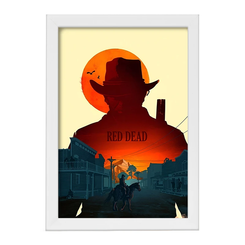 تابلو خندالو طرح رد دد (Red Dead) کد F13603