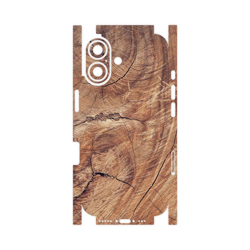 برچسب پوششی ماهوت مدل Wood Texture 5-FullSkin مناسب برای گوشی موبایل اپل iPhone 17